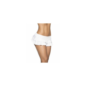 Jupette double fronce White 